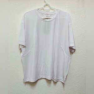 SWEATY BETTY White Soft Flow Studio Tee Yoga Pilates Activewear Size M NWT